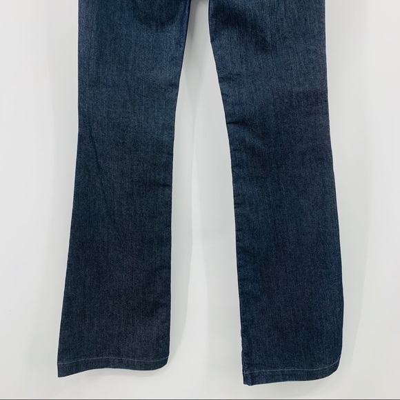 Paige Dark Wash Blue Boot Cut Denim Jeans - Picture 7 of 7